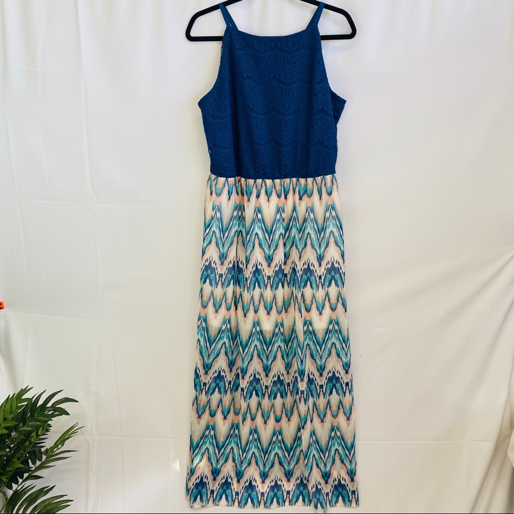 🎈3/$20 Rue 21 maxi dress size Large